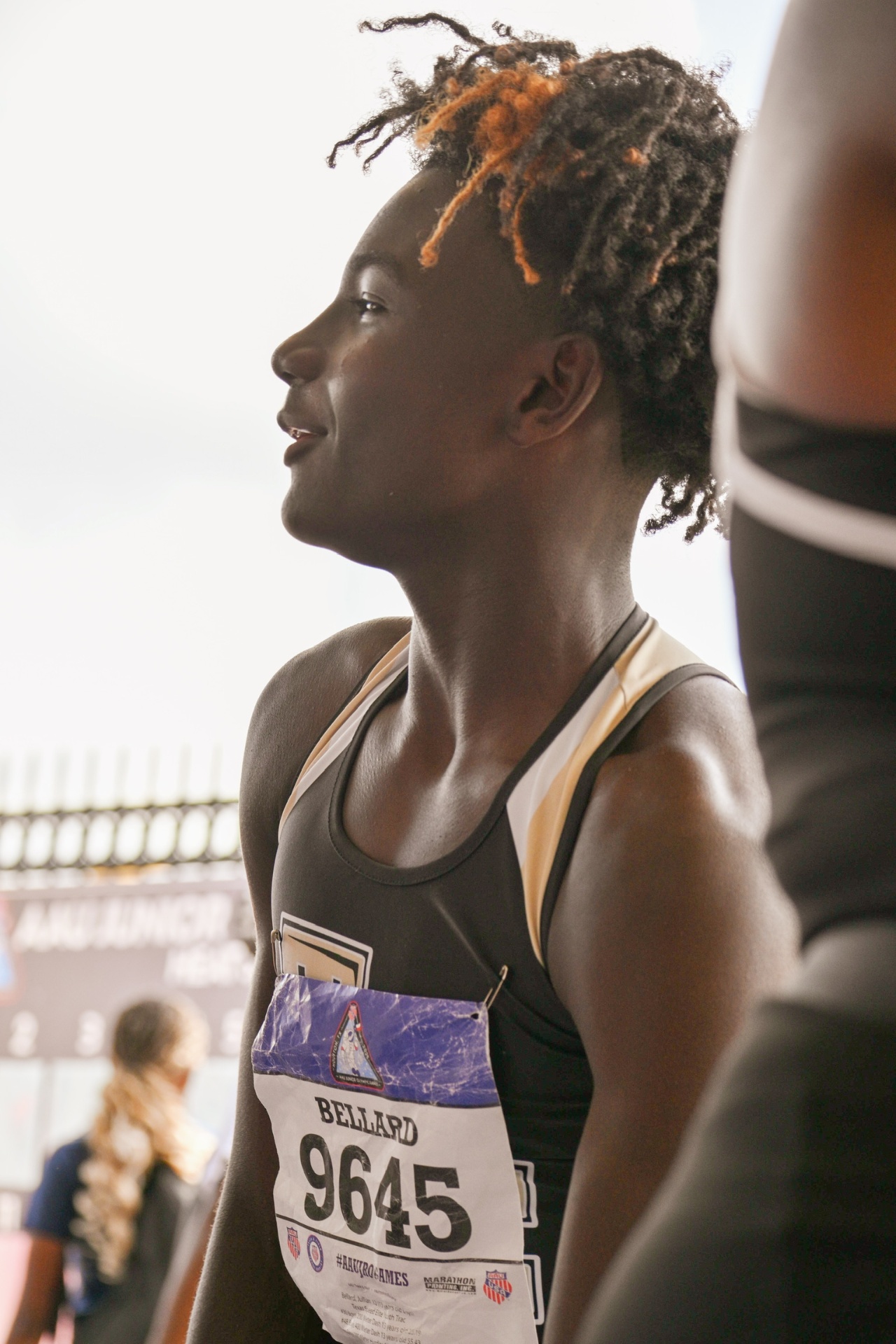 TSE athlete Bellard at the AAU Junior Olympic Games